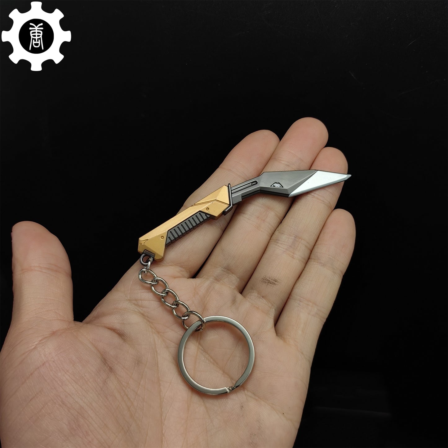 Mini Composite Knife Metal Keychain