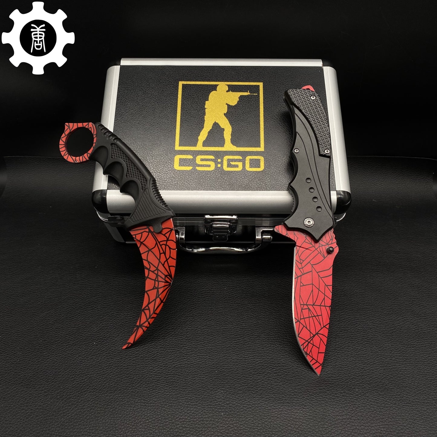 Crimson Web Nomad Knife & Karambit & Stickers & Keychains & AK With Case