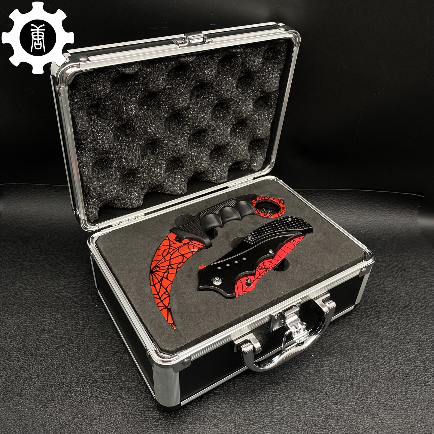 Crimson Web Nomad Knife & Karambit & Stickers & Keychains & AK With Case