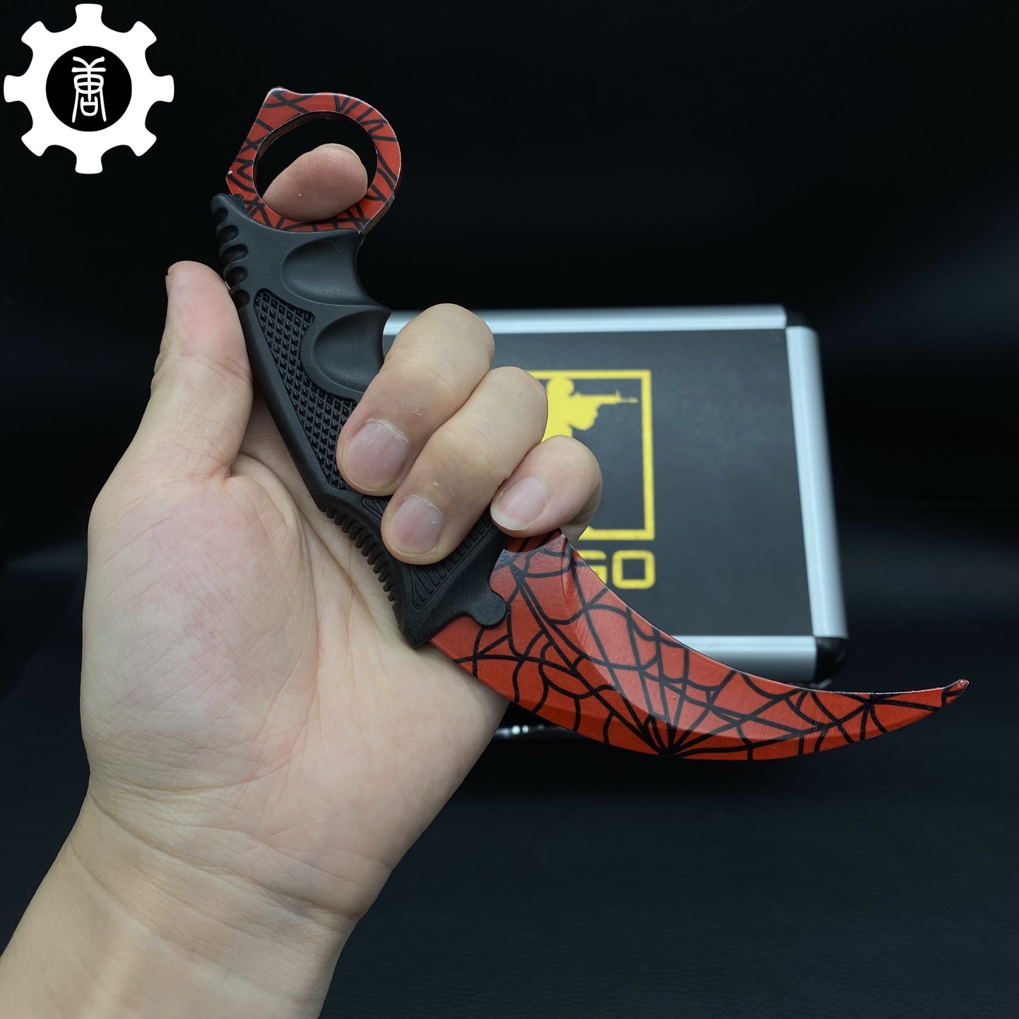 Crimson Web Skin Balisong & Karambit & Stickers & Keychains & AK With Case