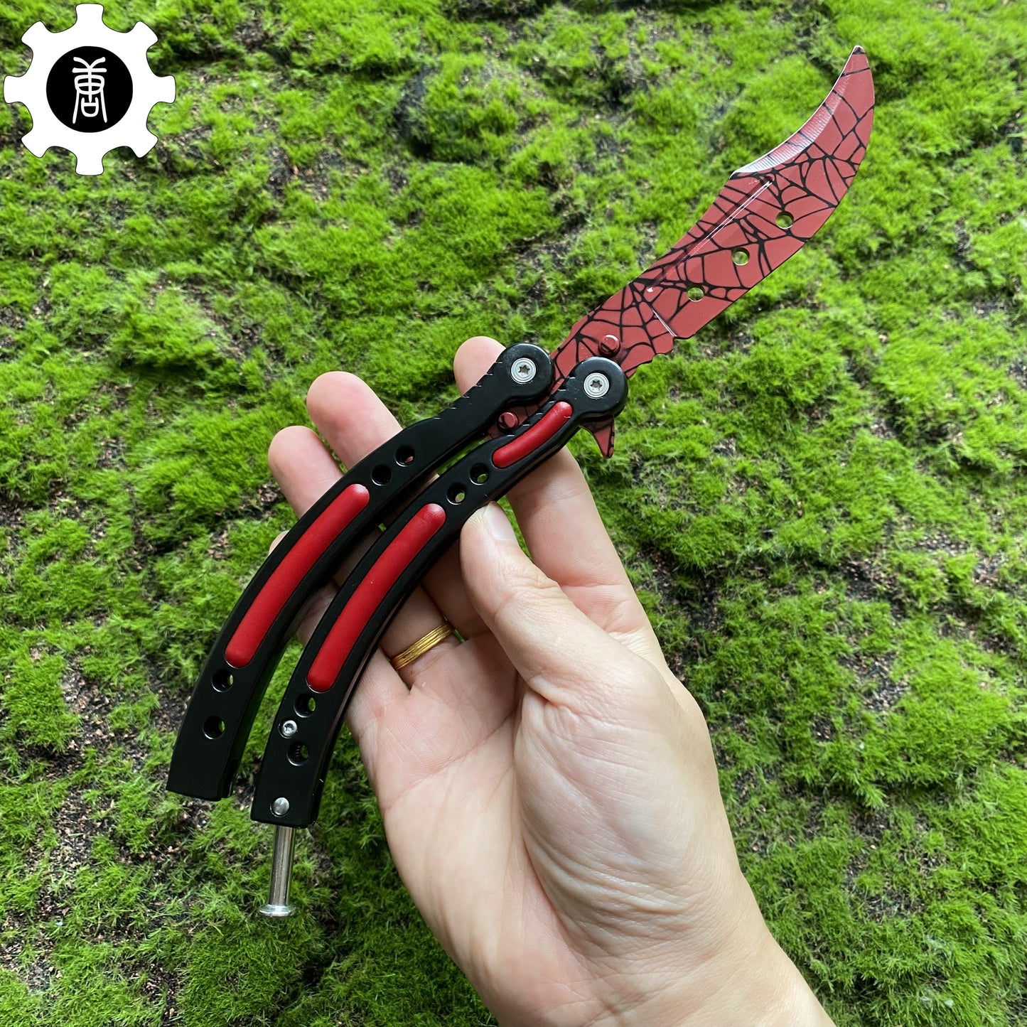 Crimson Web Skin Balisong & Karambit & Stickers & Keychains & AK With Case