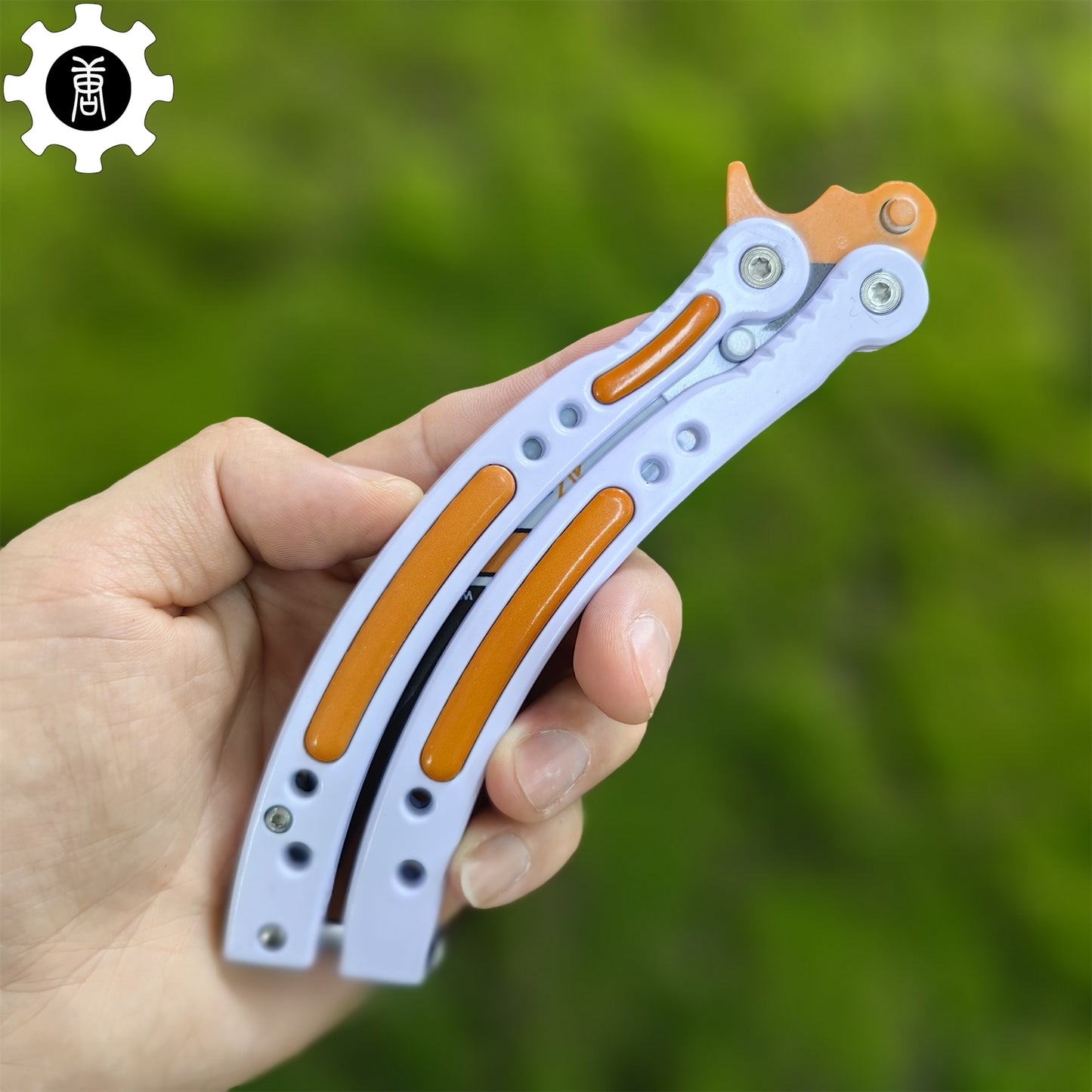 Asiimov Butterfly Knife Balisong Trainer Game Prop