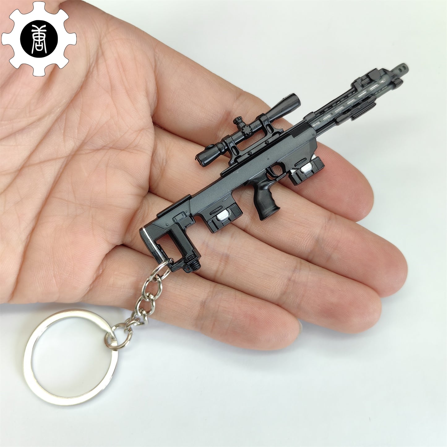 Tiny DRS-1 Sniper Rifle Model Metal Keychain