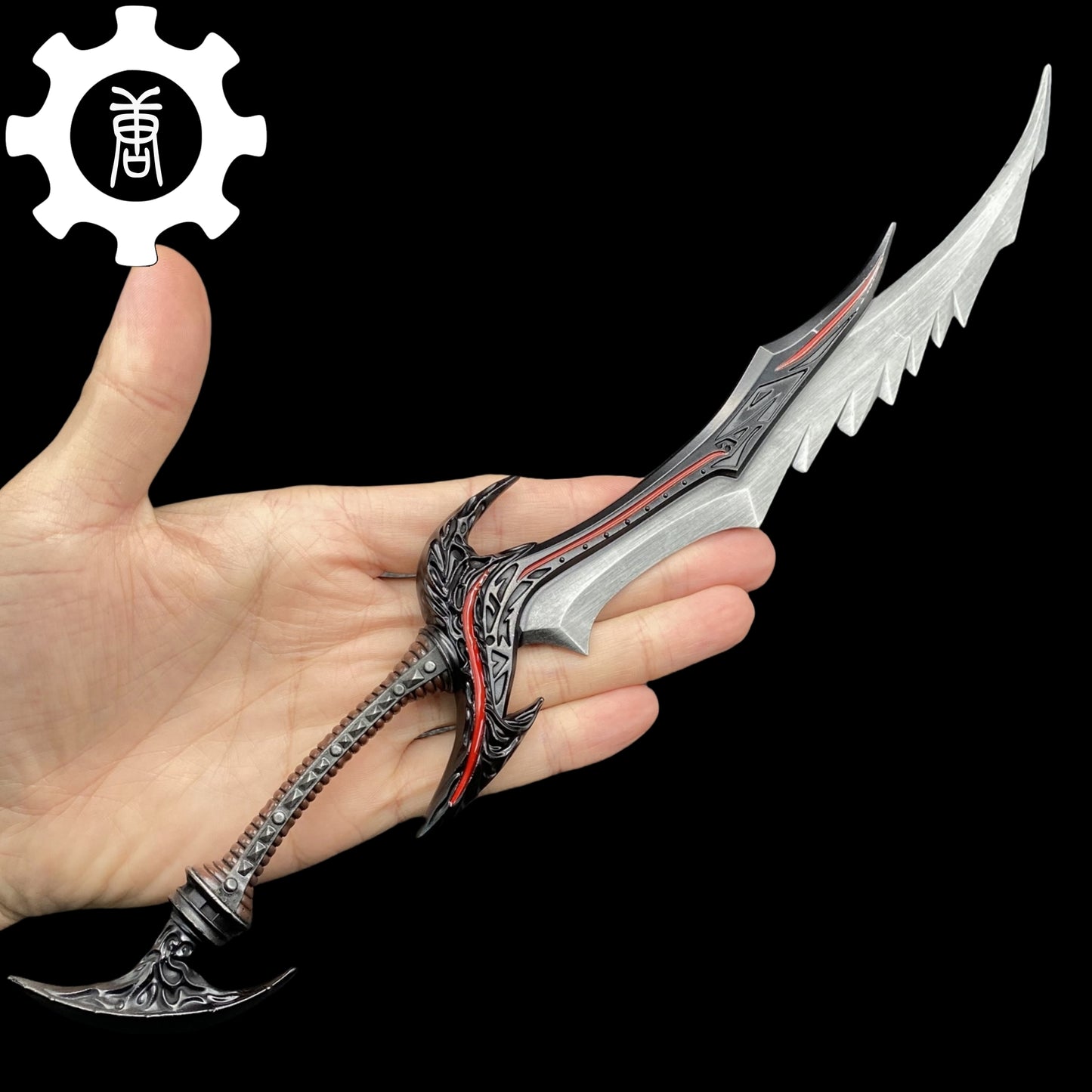 Skyrim Daedric Sword Metal Replica New Version