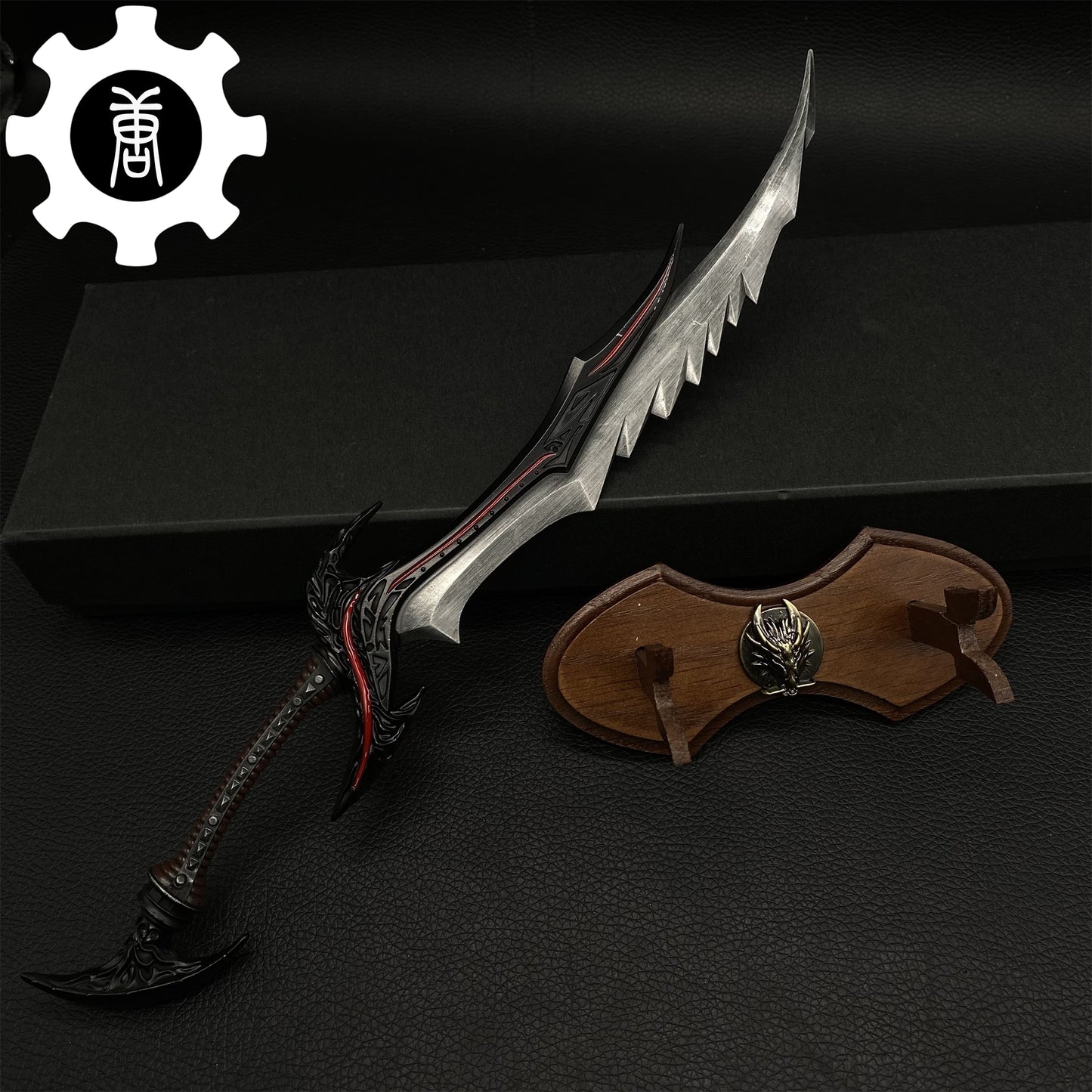 Skyrim Daedric Sword Metal Replica New Version