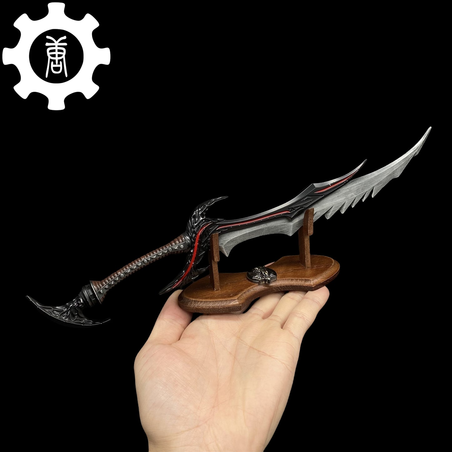 Skyrim Game Weapon New Daedric Sword Blunt Metal Replica