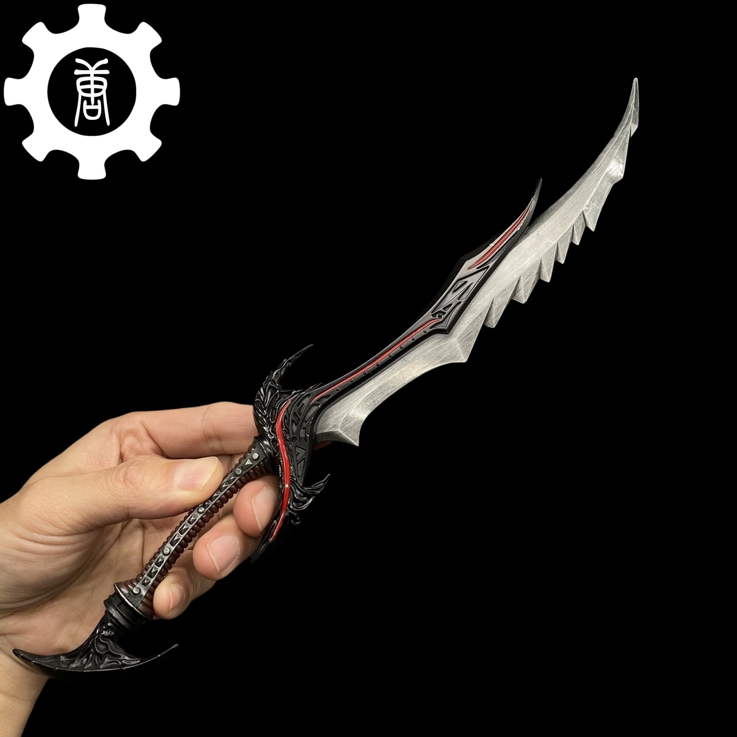 Skyrim Daedric Sword Metal Replica New Version