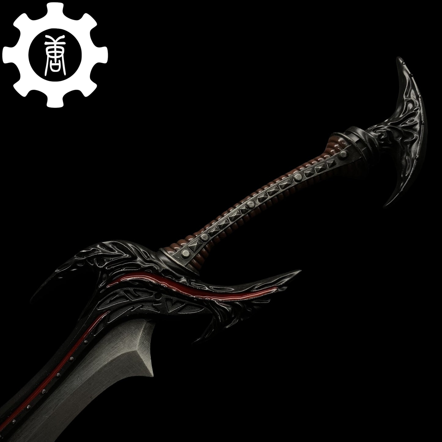 Skyrim Daedric Sword Metal Replica New Version