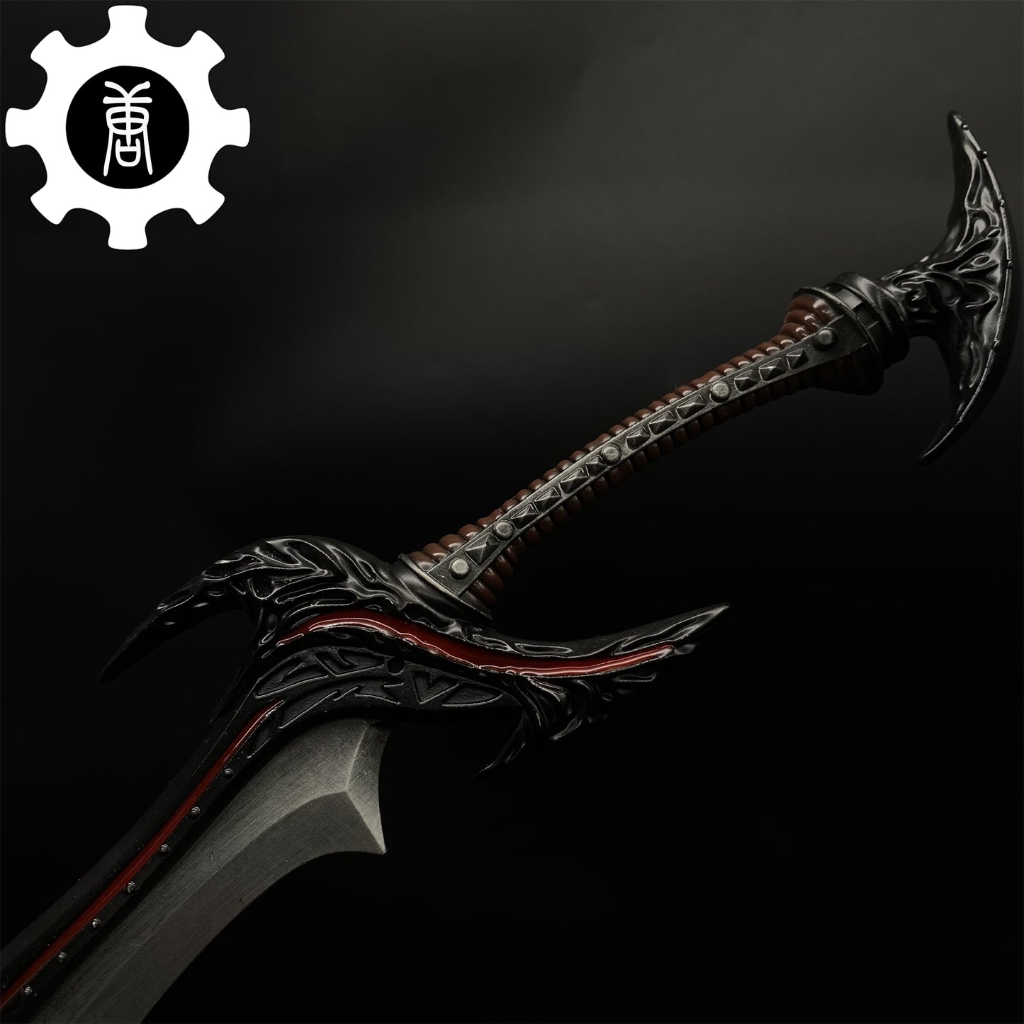 Skyrim Game Weapon New Daedric Sword Blunt Metal Replica