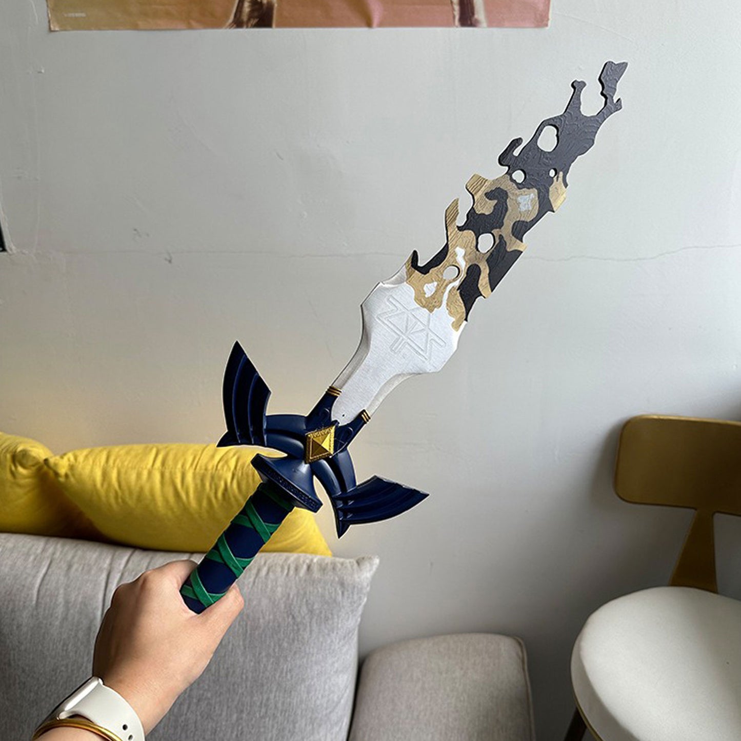 Decayed Master Sword White Blade Link Cosplay Prop 62CM/24"