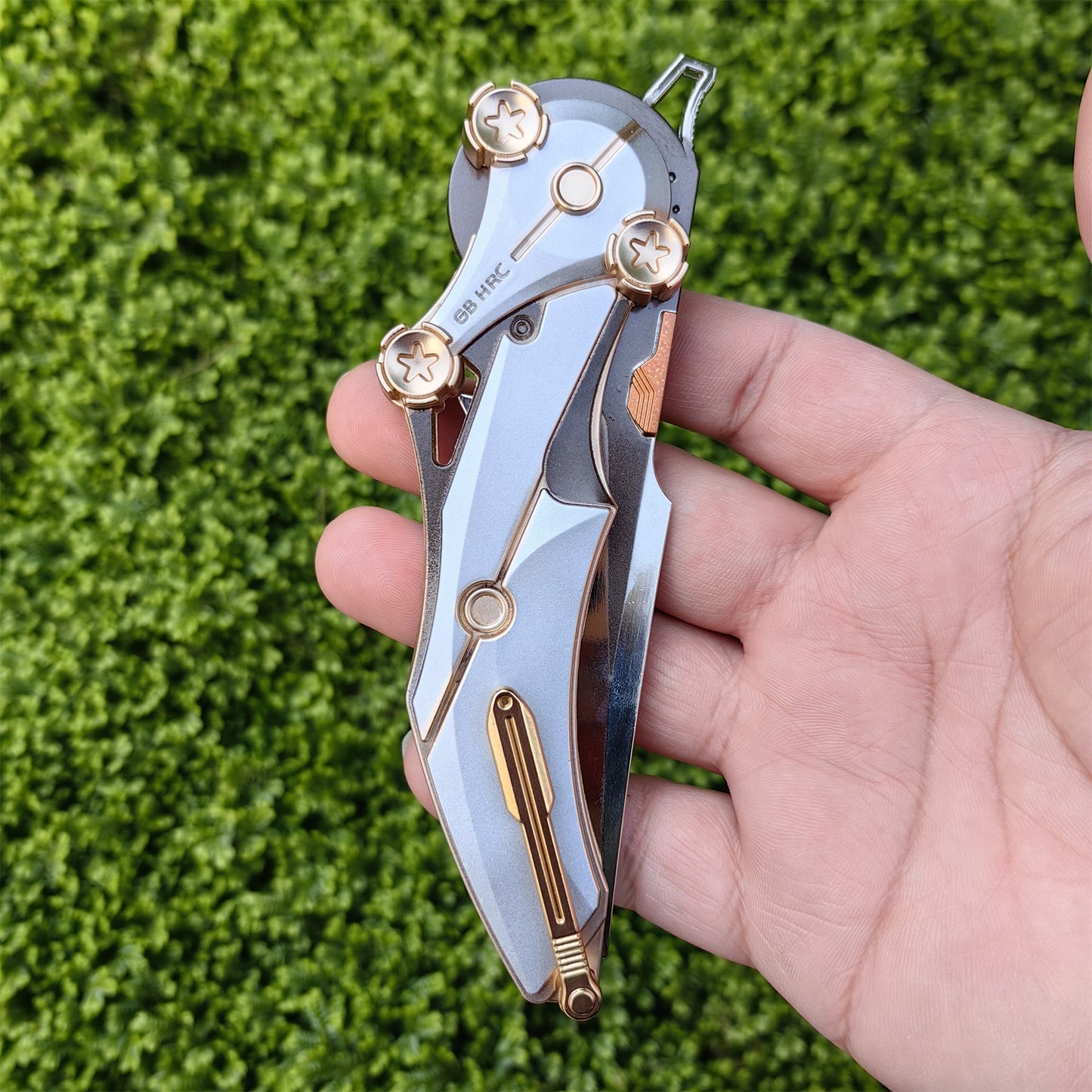 Delta Blade Of Mercy Folding Knife Blunt Blade Prop Fan Art