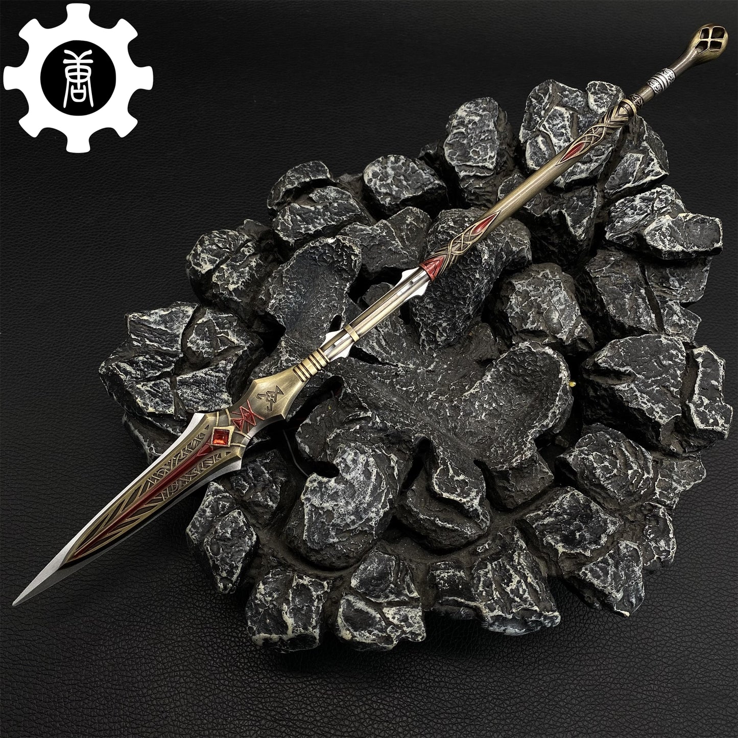 GOW Game Peripherals Metal Depnier Spear Gamer Display Art