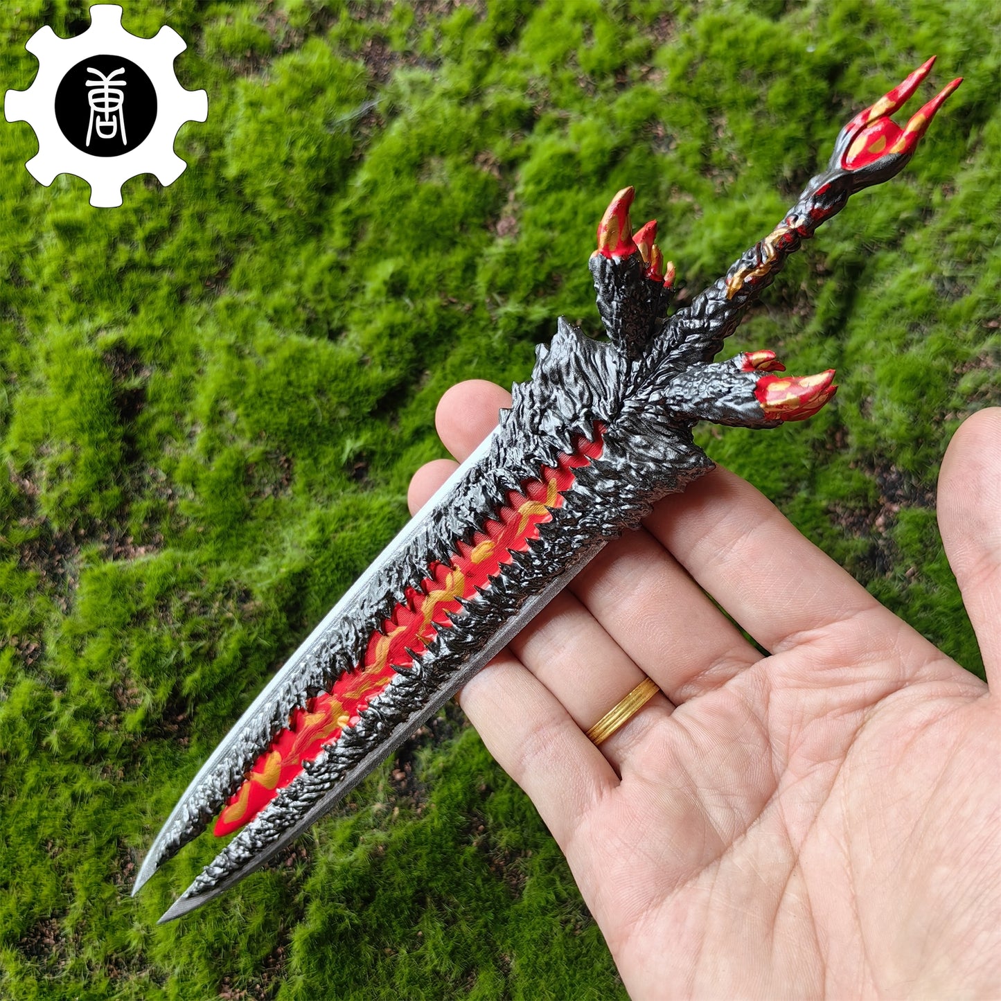 3D Printed 1: 6 Scale Devil Sword Dante