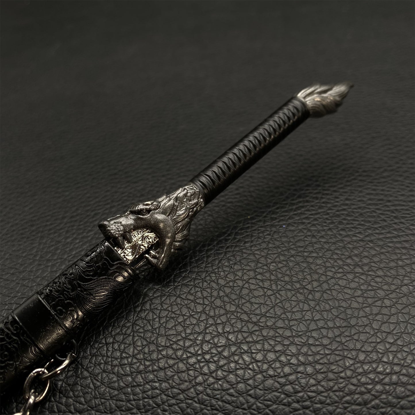 Dragon Spirit Black Sword Metal Replica