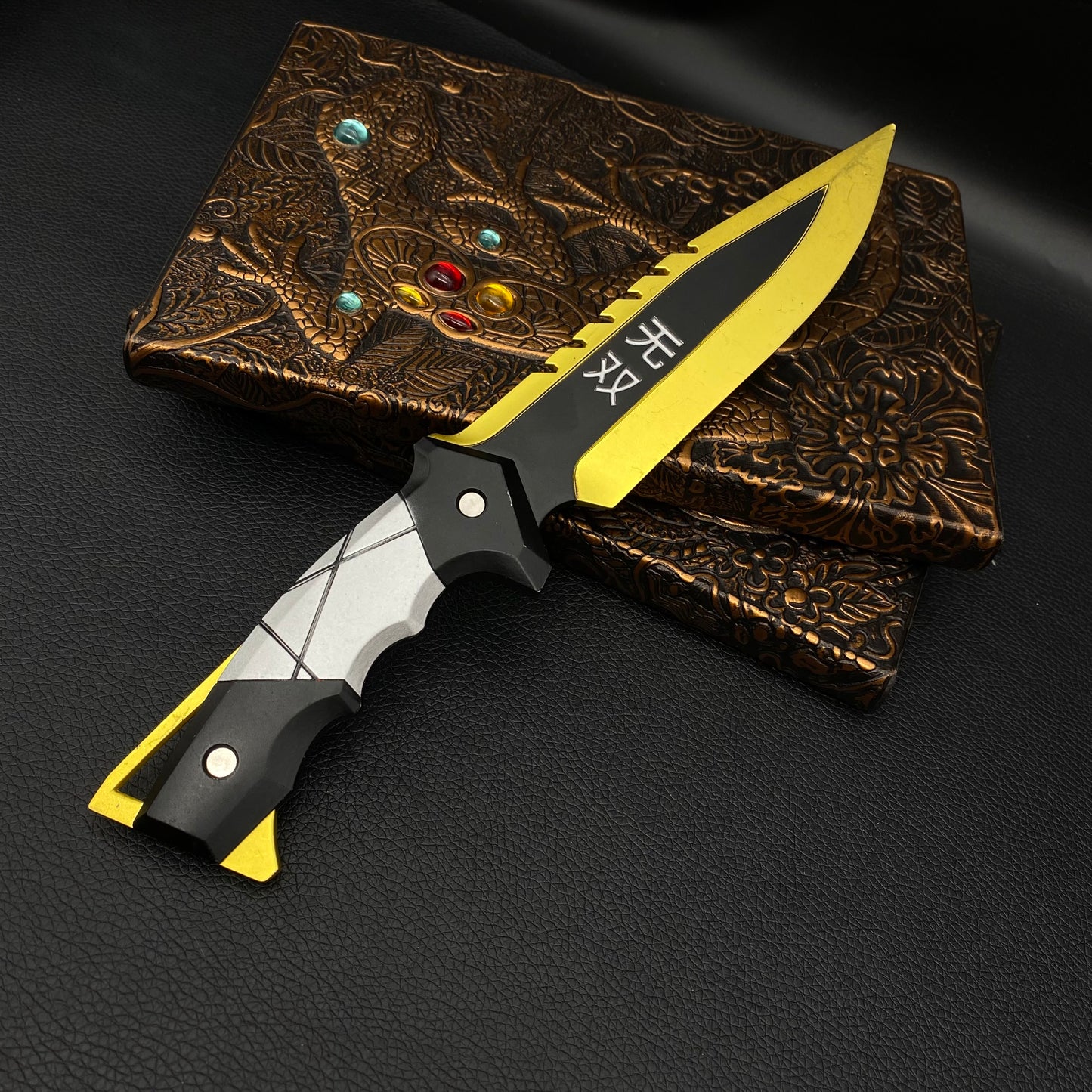 Ego Knife Metal Blunt Blade Safety Cosplay Prop Game Collection