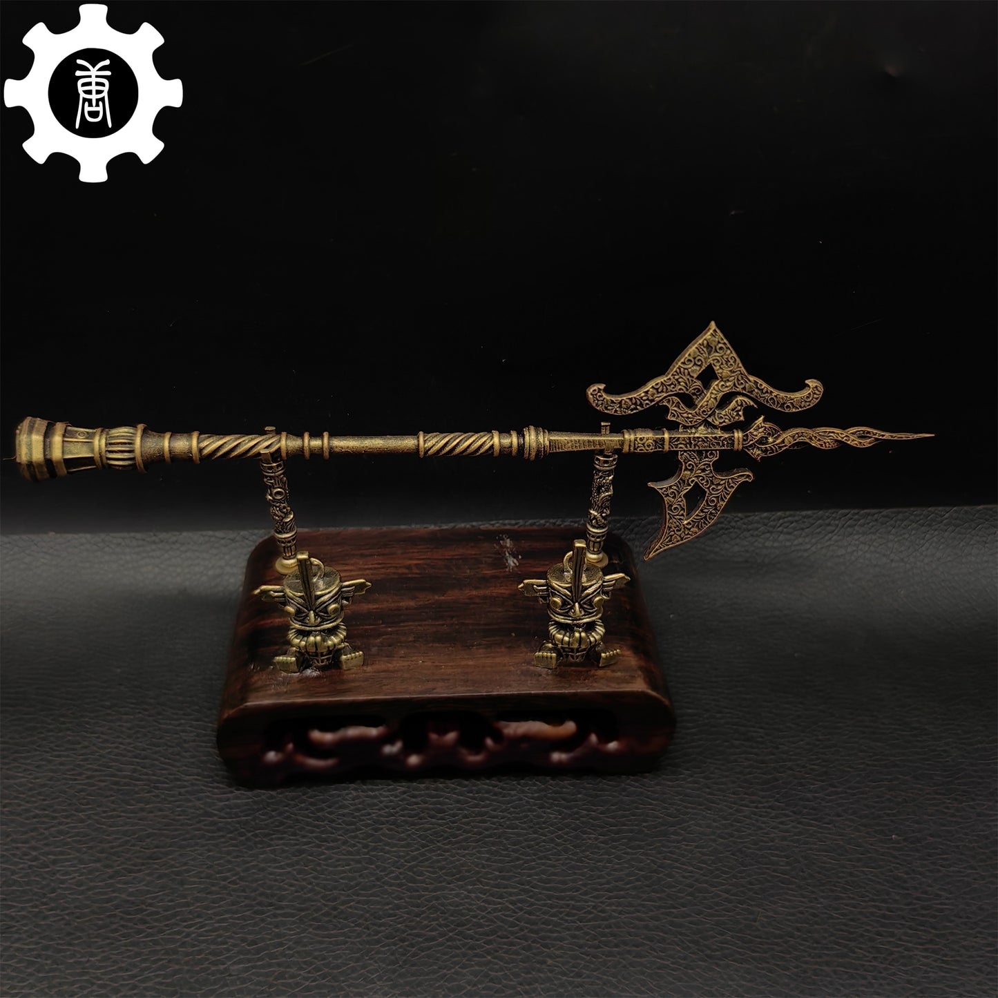 3D Printed 1: 12 Scale Erdtree Greatshield Golden Halberd 