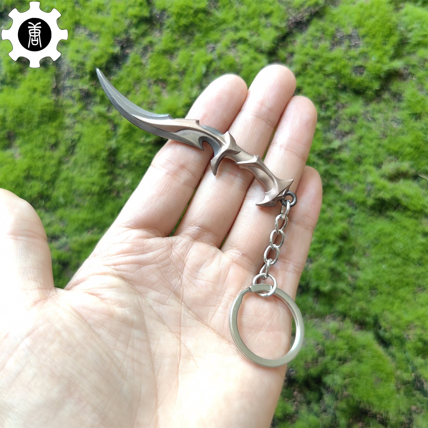 Mini Forsaken Ritual Blade Tiny Metal Keychain