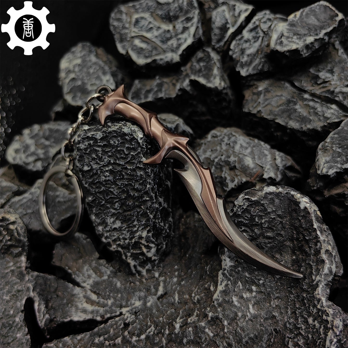 Mini Forsaken Ritual Blade Tiny Metal Keychain