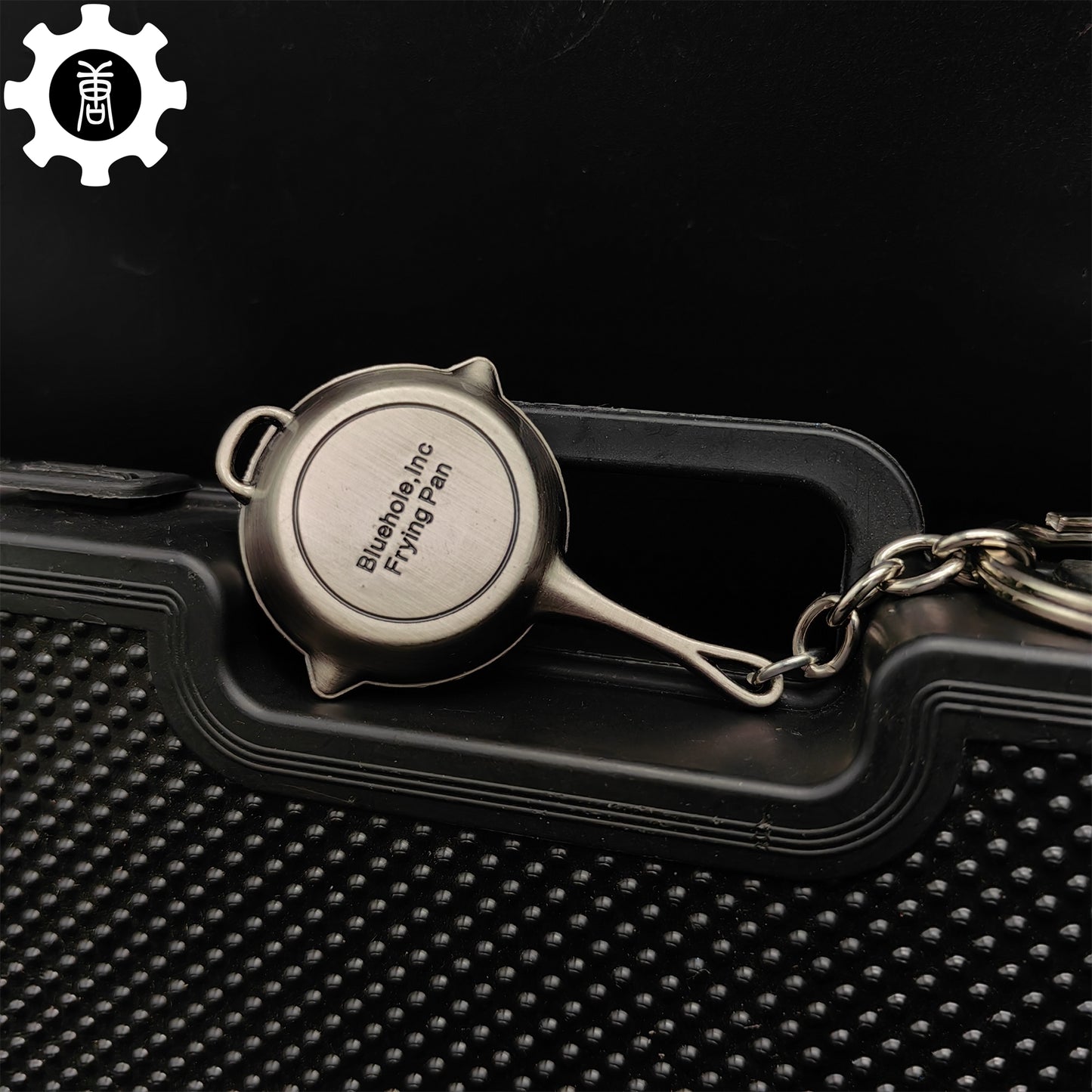 Metal Tiny Frying Pan Keychain Backpack Pendant