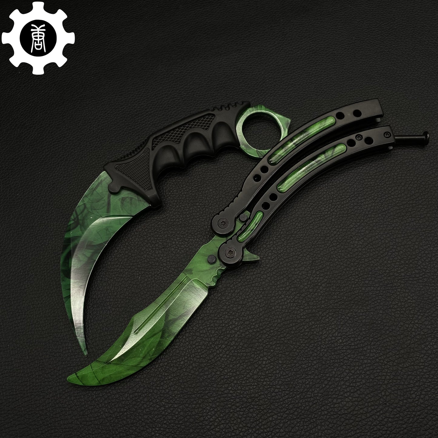 Gamma Doppler Skin Balisong & Karambit & Stickers & Keychains & AK With Case