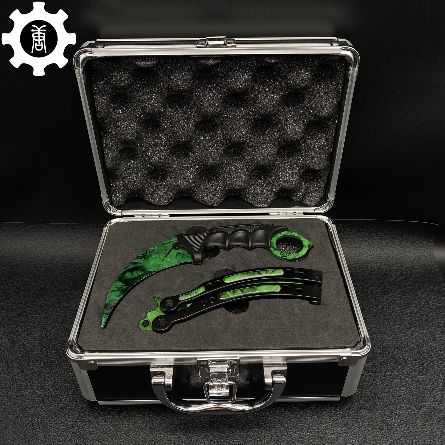 Gamma Doppler Skin Balisong & Karambit & Stickers & Keychains & AK With Case