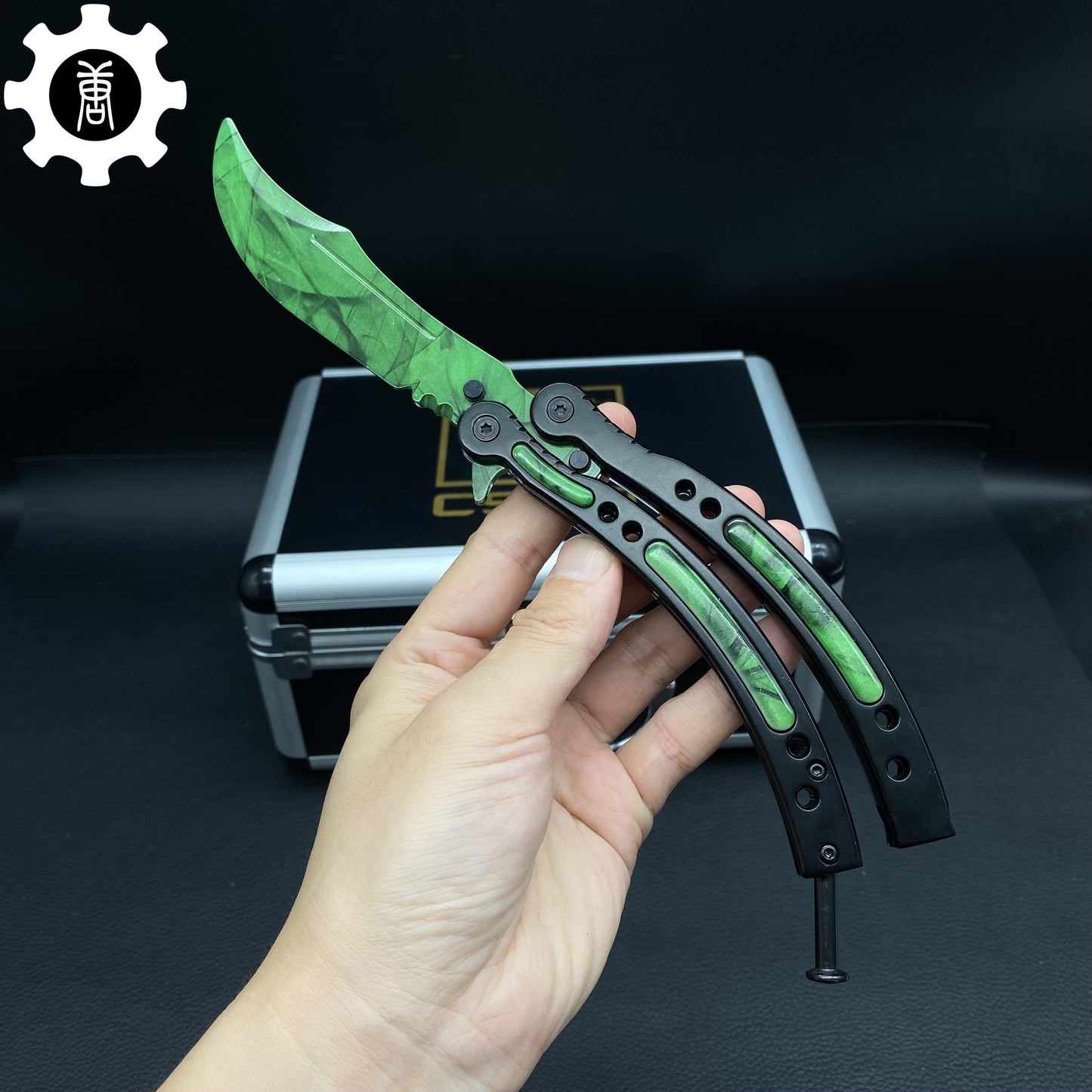 Gamma Doppler Skin Balisong & Karambit & Stickers & Keychains & AK With Case