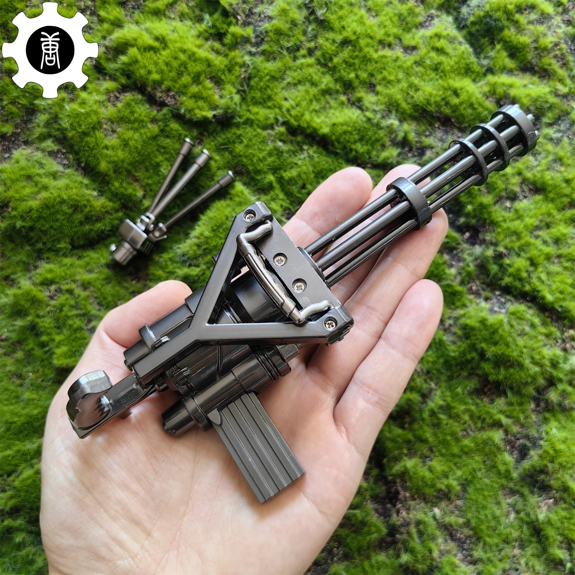 Metal Gatling Submachine Mini Gun Military Collection – Leones ...