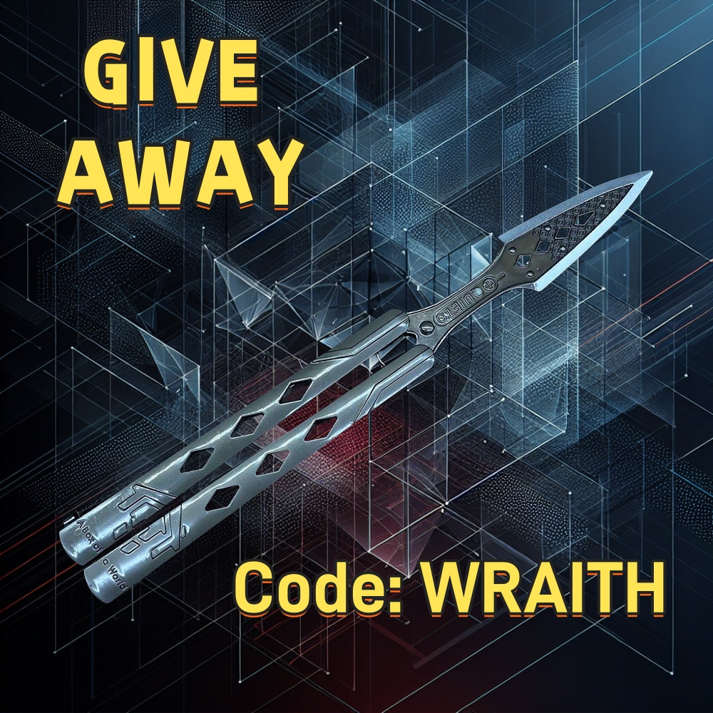 Wraith Heirloom Kunai Metal Balisong Give Away In Sep