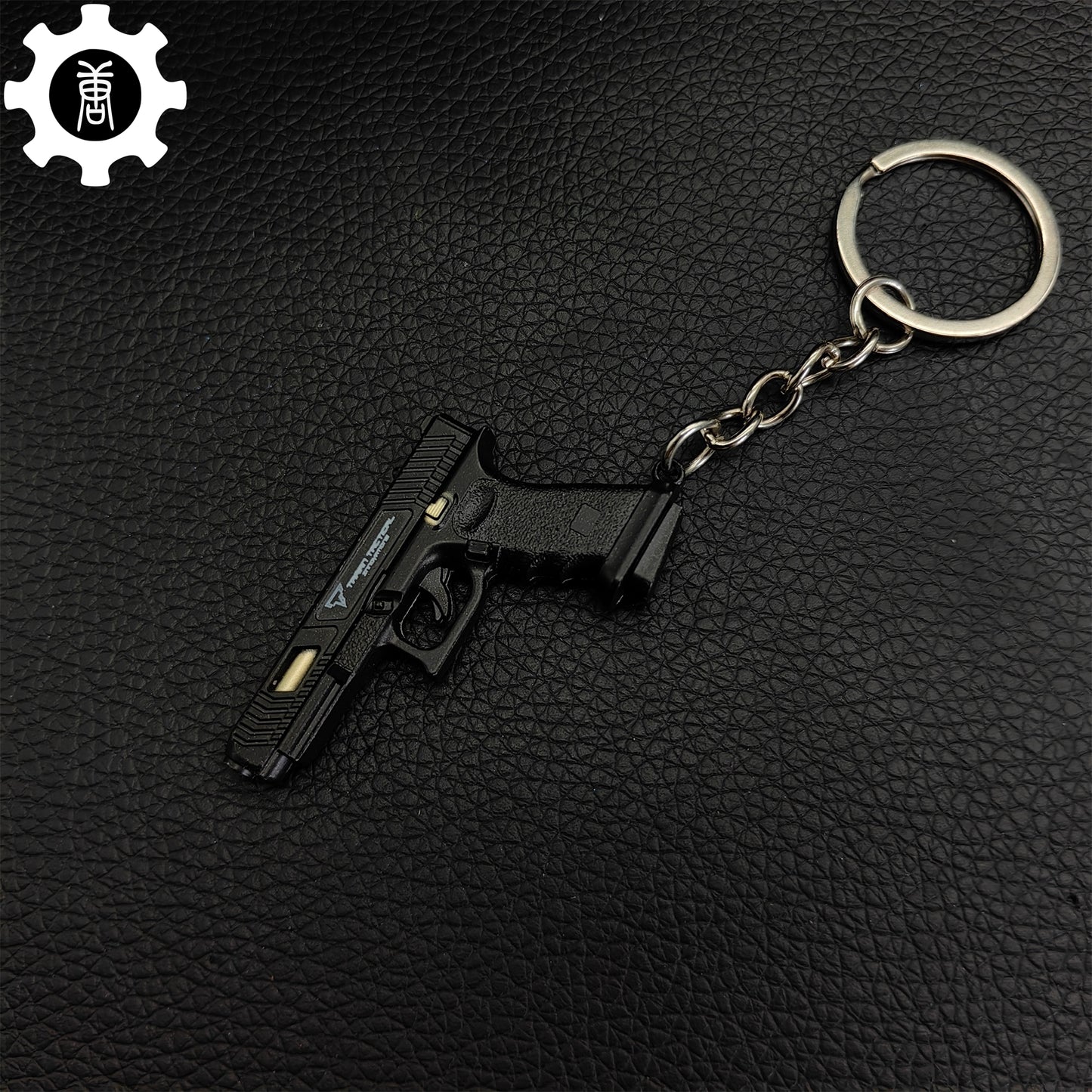 Metal G34 Mini Pistol Model Keychain