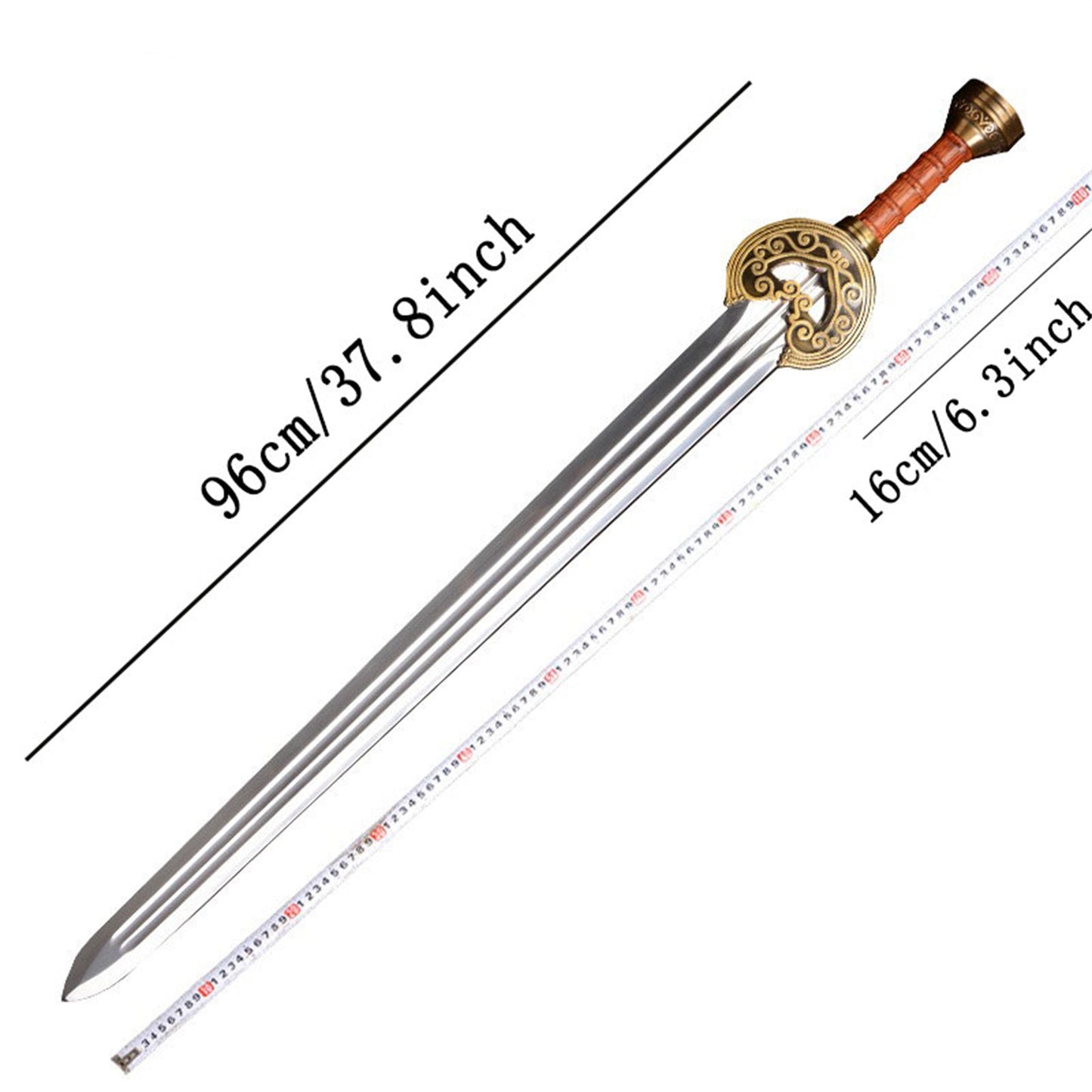 Herrugrim Sword Of King Rohan Metal Replica Cosplay Prop