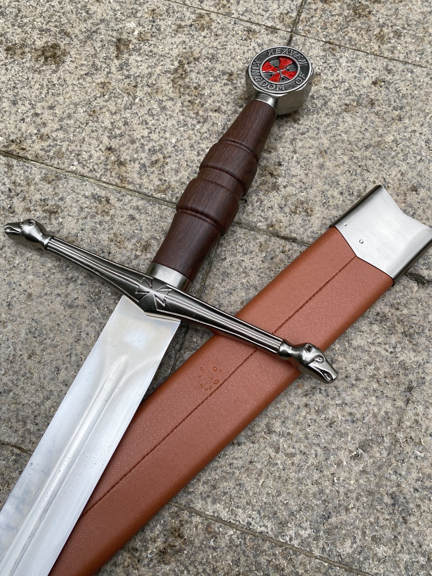 Ibelin Sword Movie Sword Metal Replica 42.5"