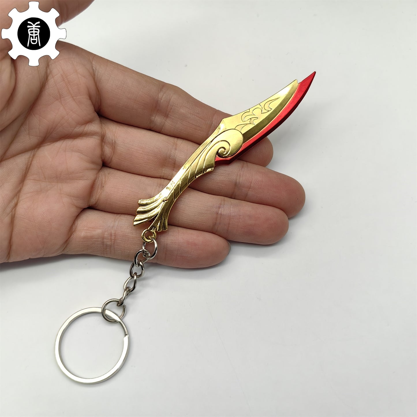 Game Prop Ignite Fan Mini Metal Keychain