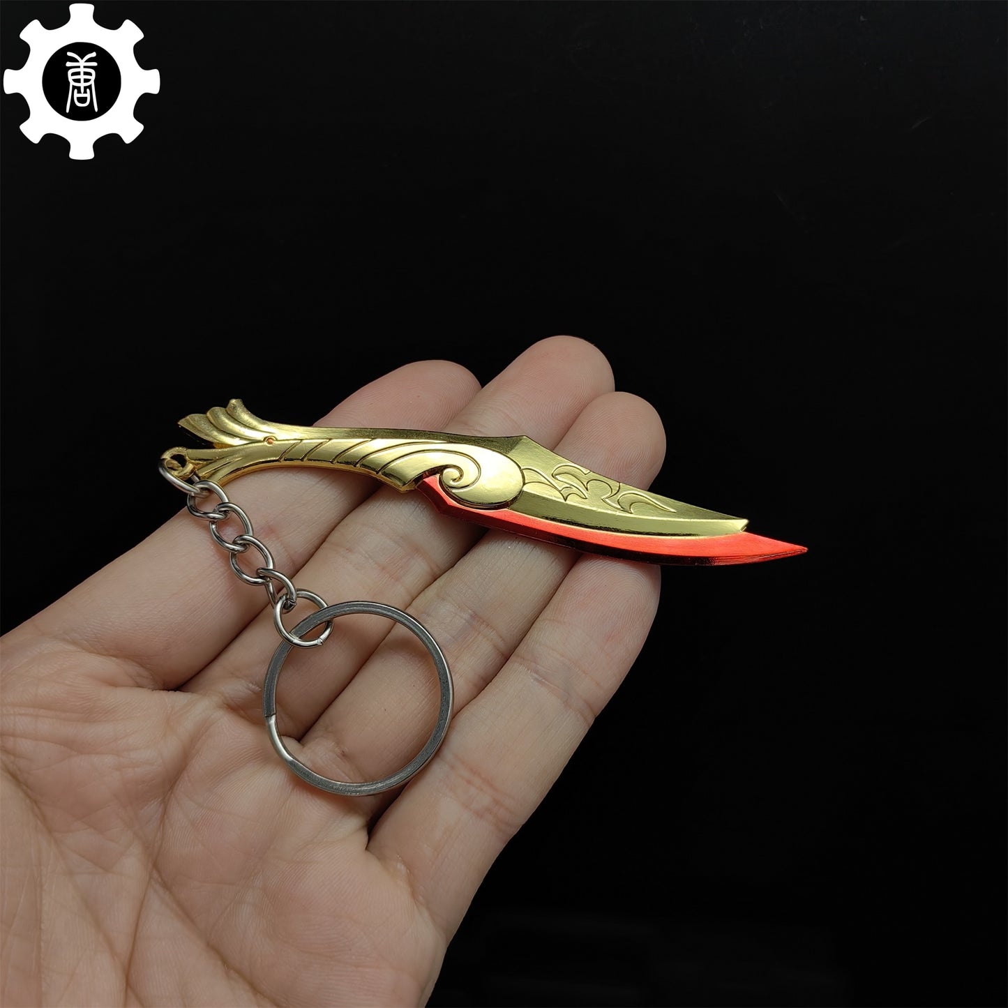 Game Prop Ignite Fan Mini Metal Keychain