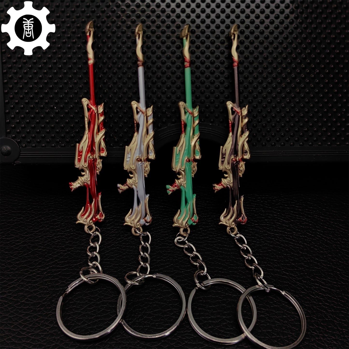 Metal Imperium Operator Gun Tiny Keychain Pendant 4 Colors Option