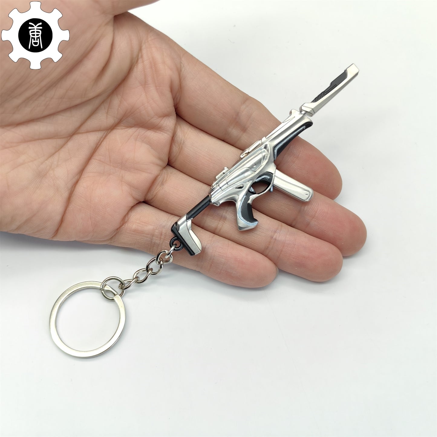 Mini Ion Spectre Gun Metal Keychain