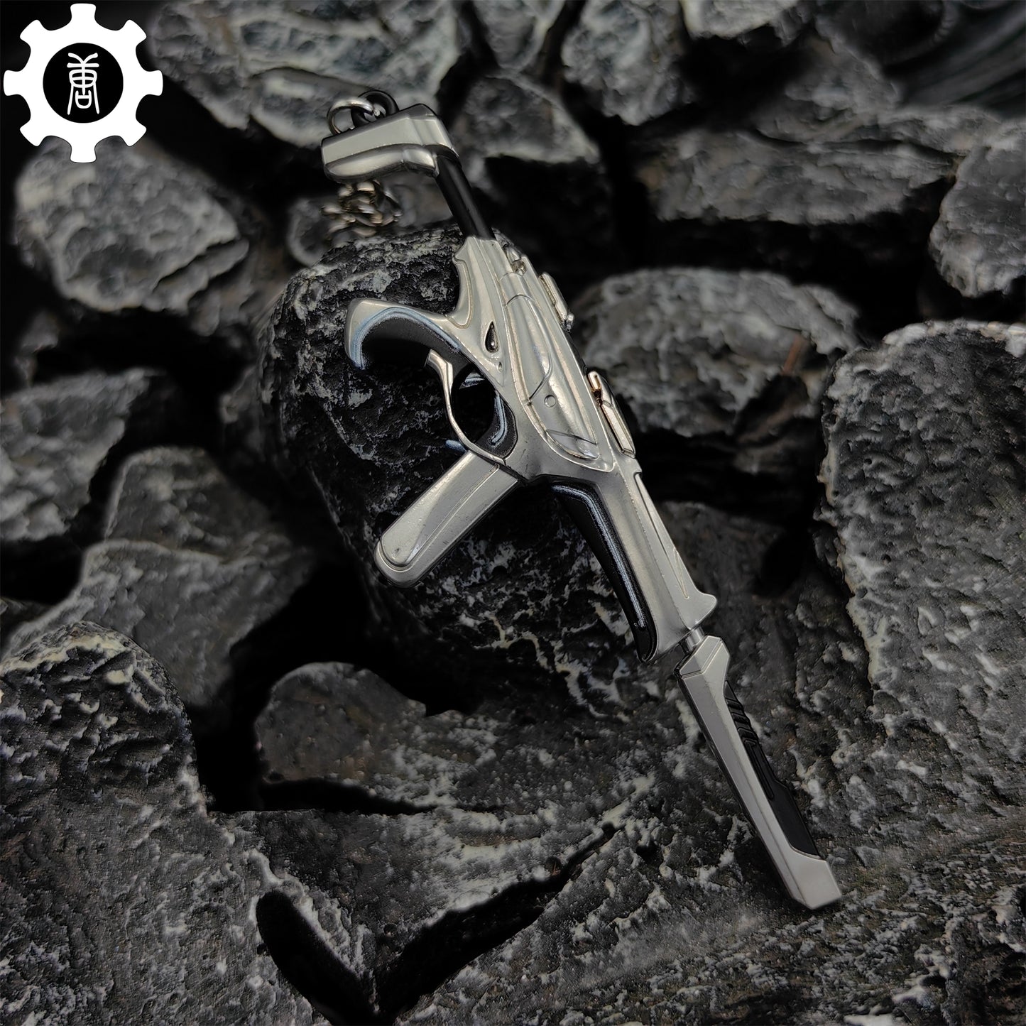 Mini Ion Spectre Gun Metal Keychain