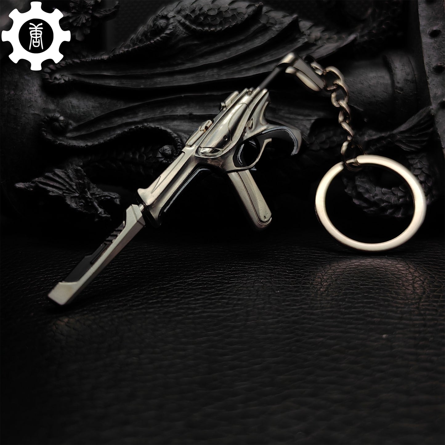 Mini Ion Spectre Gun Metal Keychain