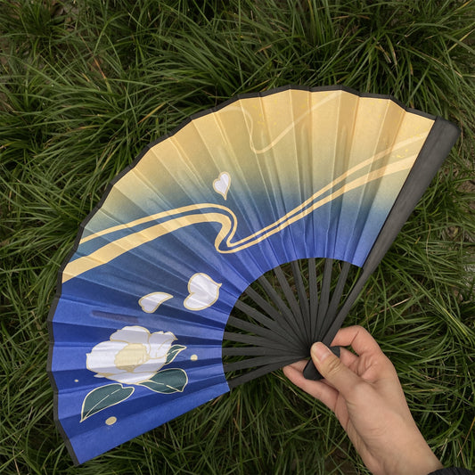 Kamisato Ayaka Folding Fan Cosplay Prop