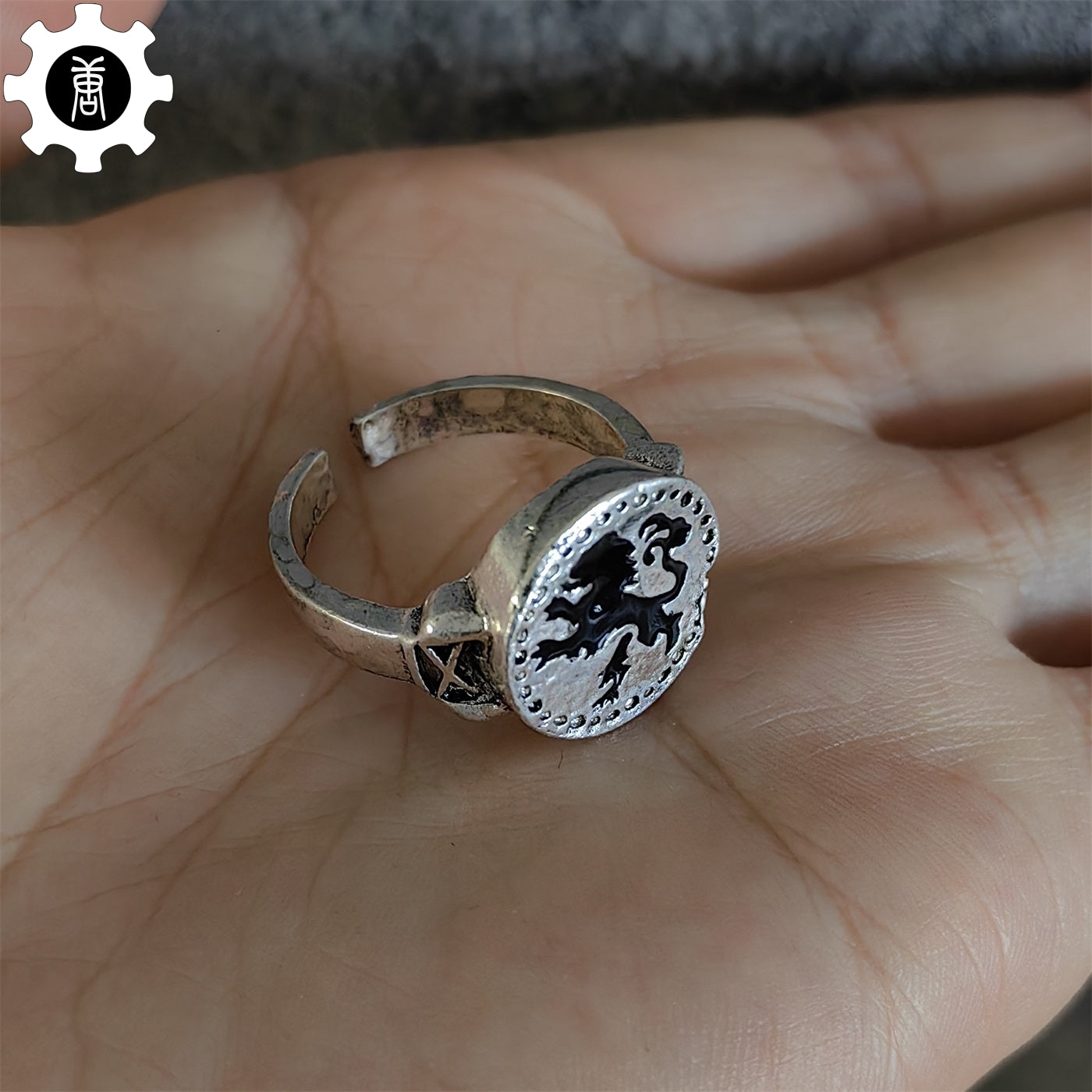 Leo Ring Open Ring Cool Gamer Gift