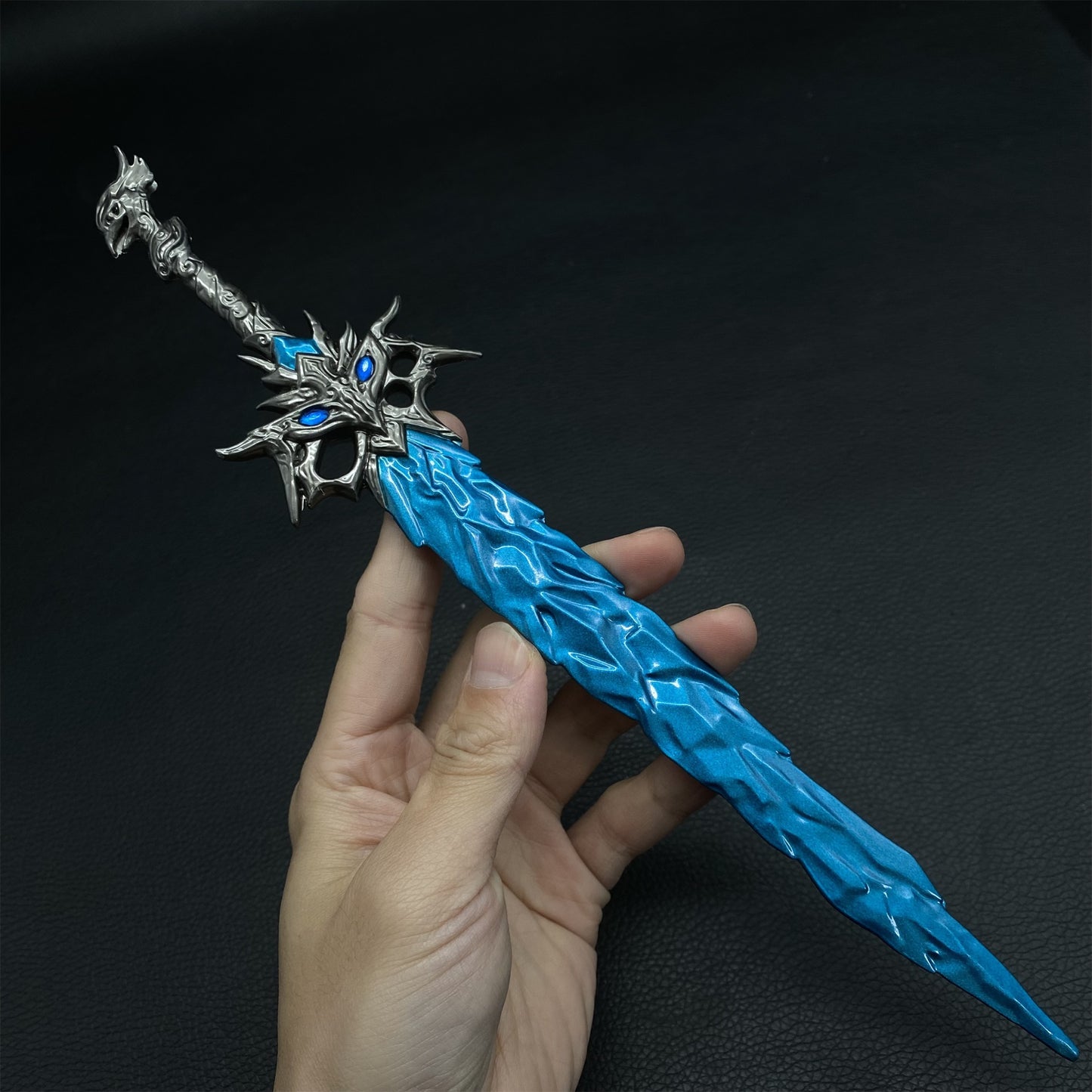 28CM Long Sword Ice Soul Metal Replica