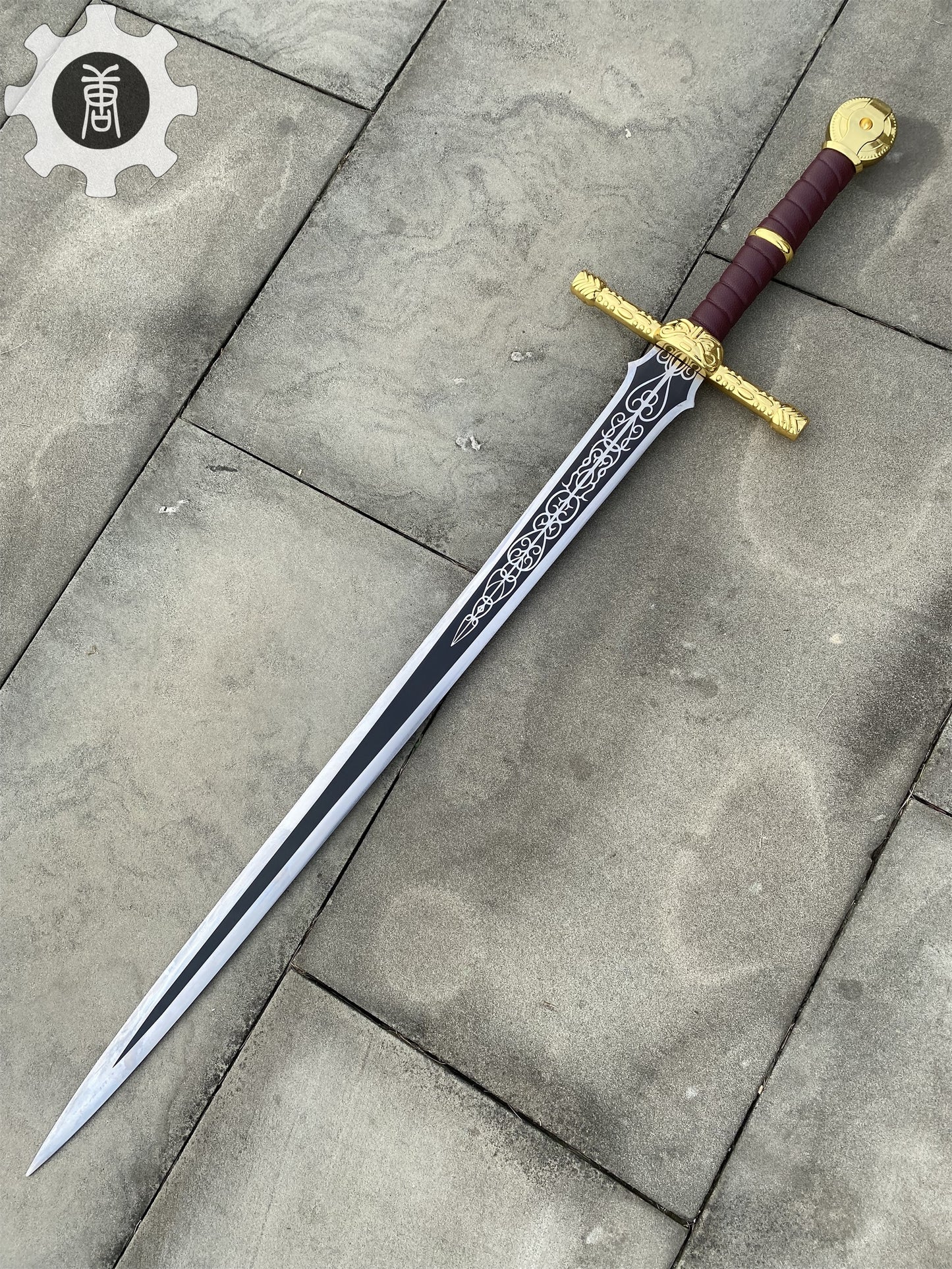 Lordsworn's Straight Sword Life-Size Metal Replica