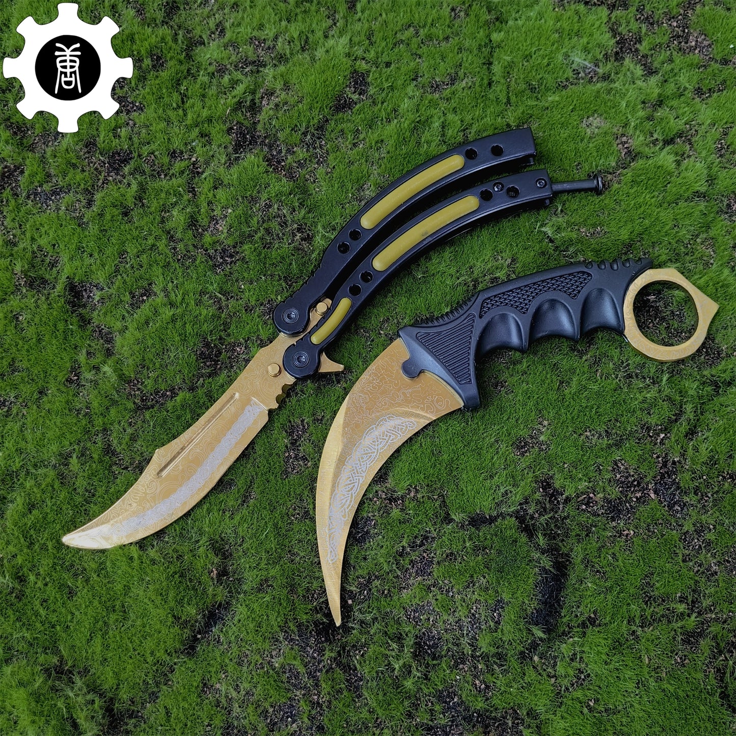 Lore Karambit & Balisong Trainer Weapon Case Blunt Blade Props