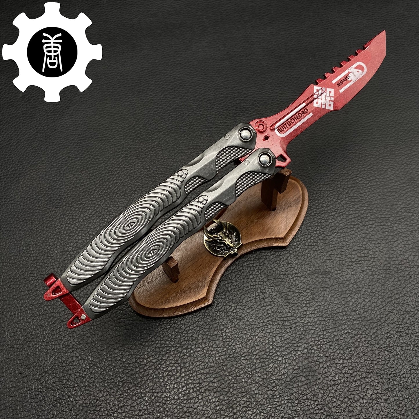 Game Peripherals Metal Luck Rabbit Butterfly Knife Prop