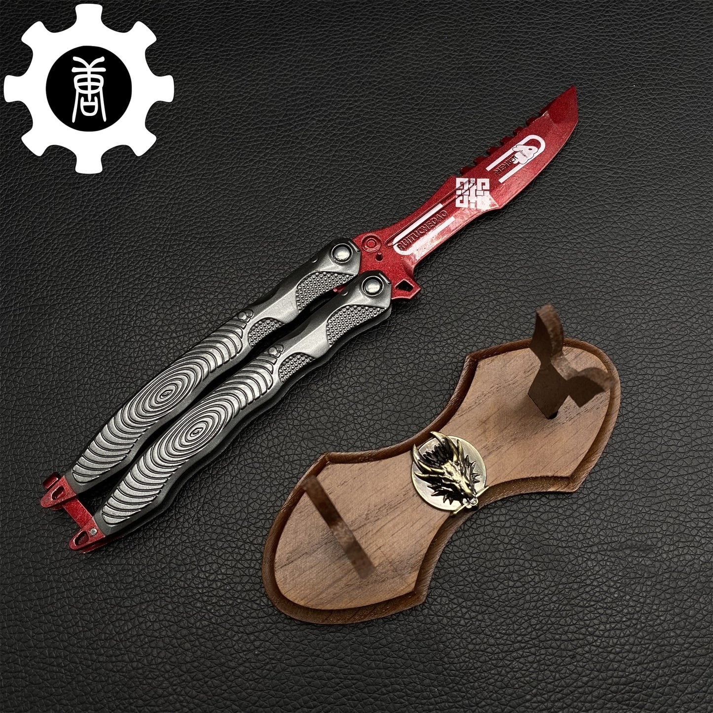 Game Peripherals Metal Luck Rabbit Butterfly Knife Prop