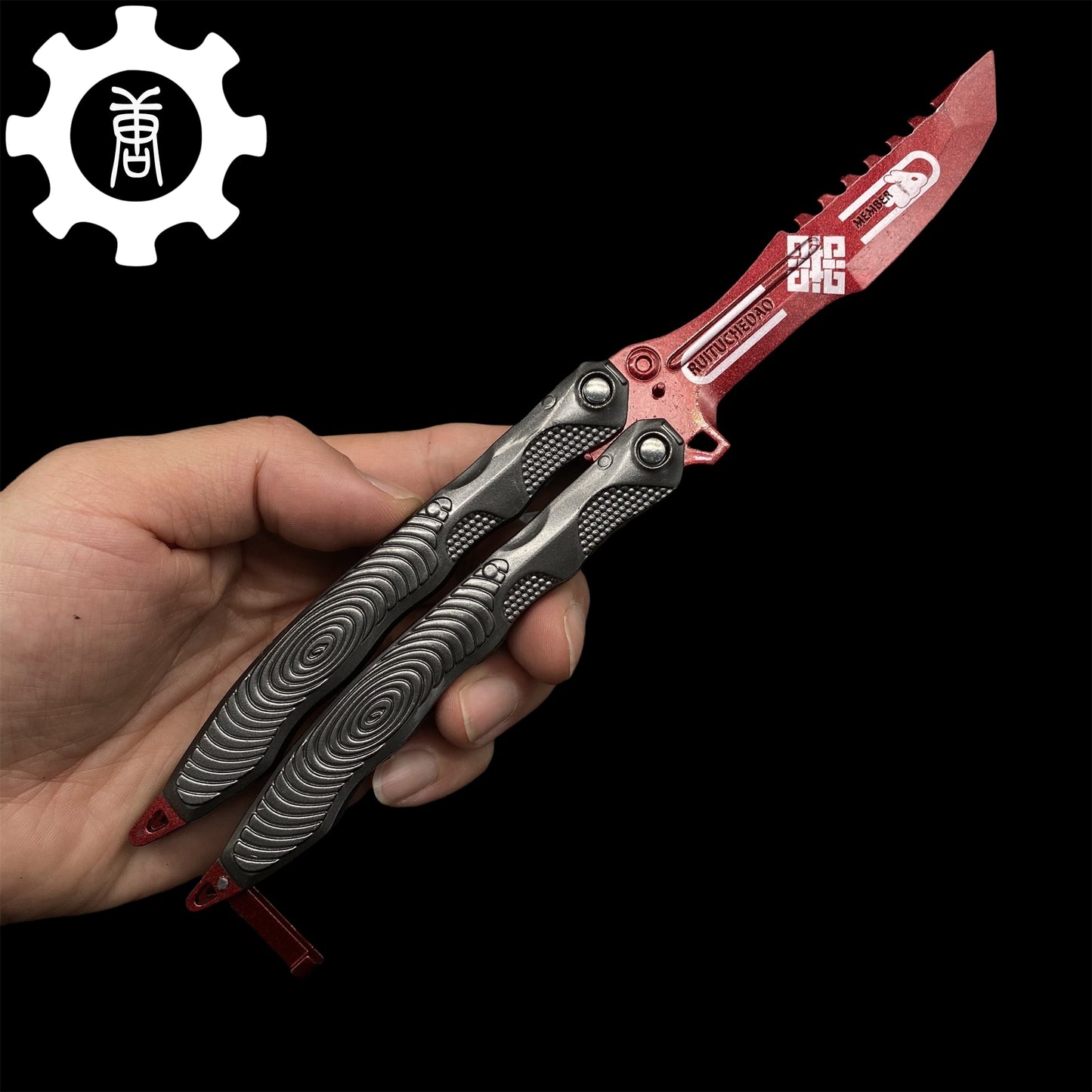 Game Peripherals Metal Luck Rabbit Butterfly Knife Prop