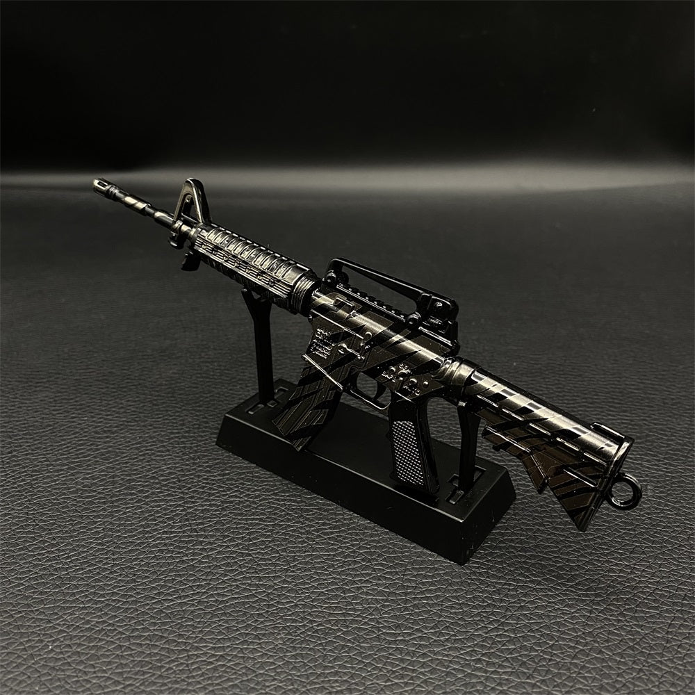 M4A1 Shadow Skin MIniature HK416 Model Metal Gun 16.5CM/6.5