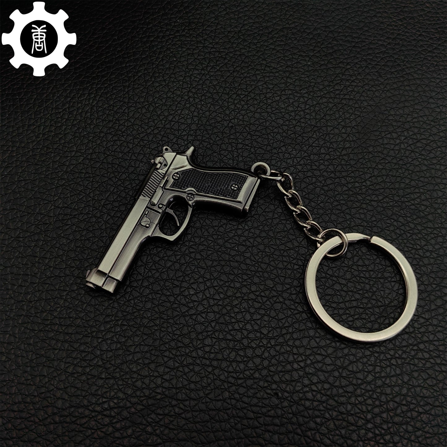 Mini M92F Pistol P92 Metal Keychain