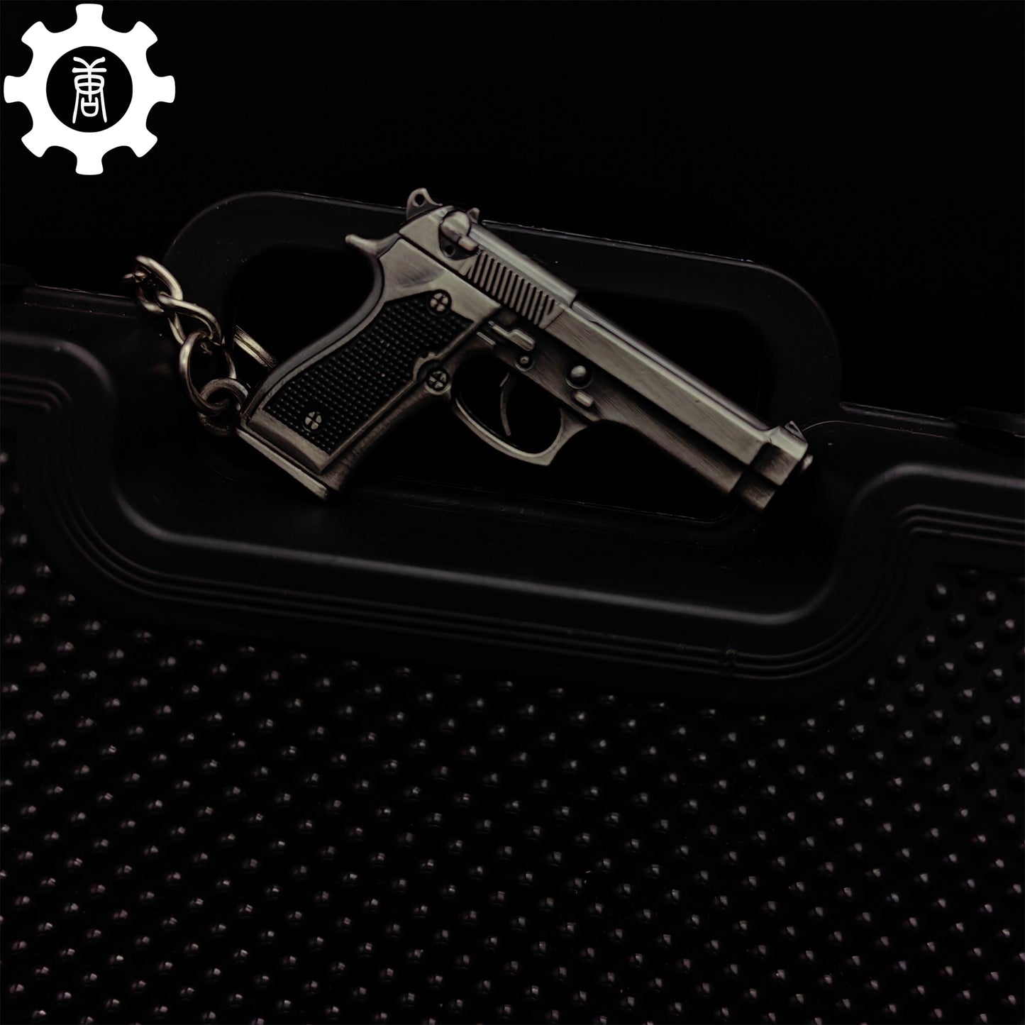 Mini M92F Pistol P92 Metal Keychain