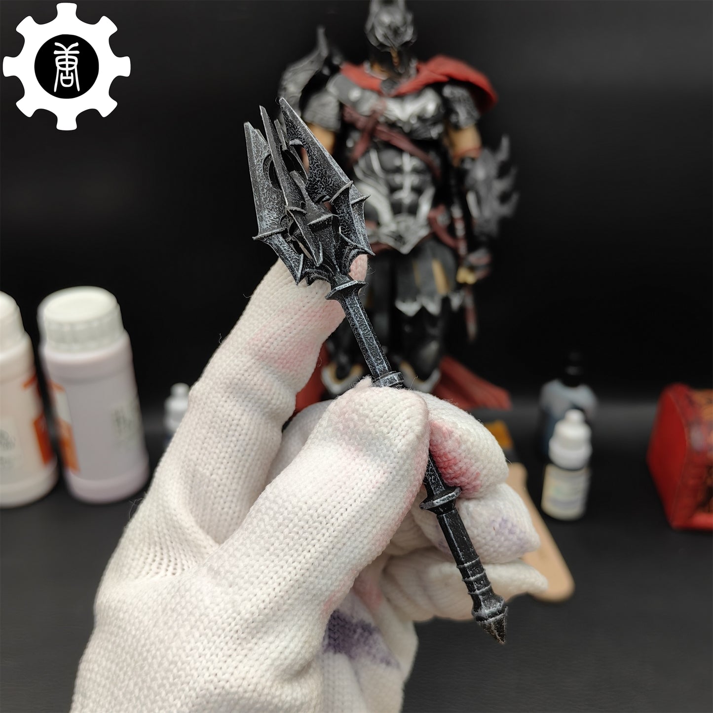 3D Printed 1: 12 Scale Mace Of Sauron Game Display Art