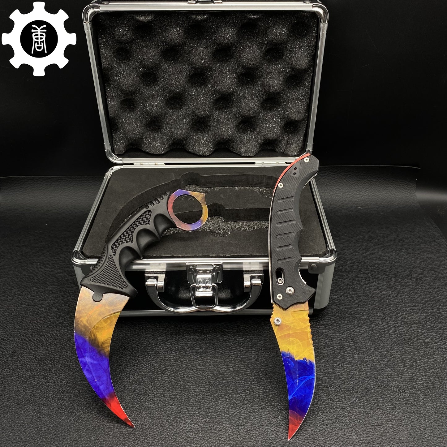 Marble Fade Skin Flip Knife & Karambit & Stickers & Keychains & AK With Case